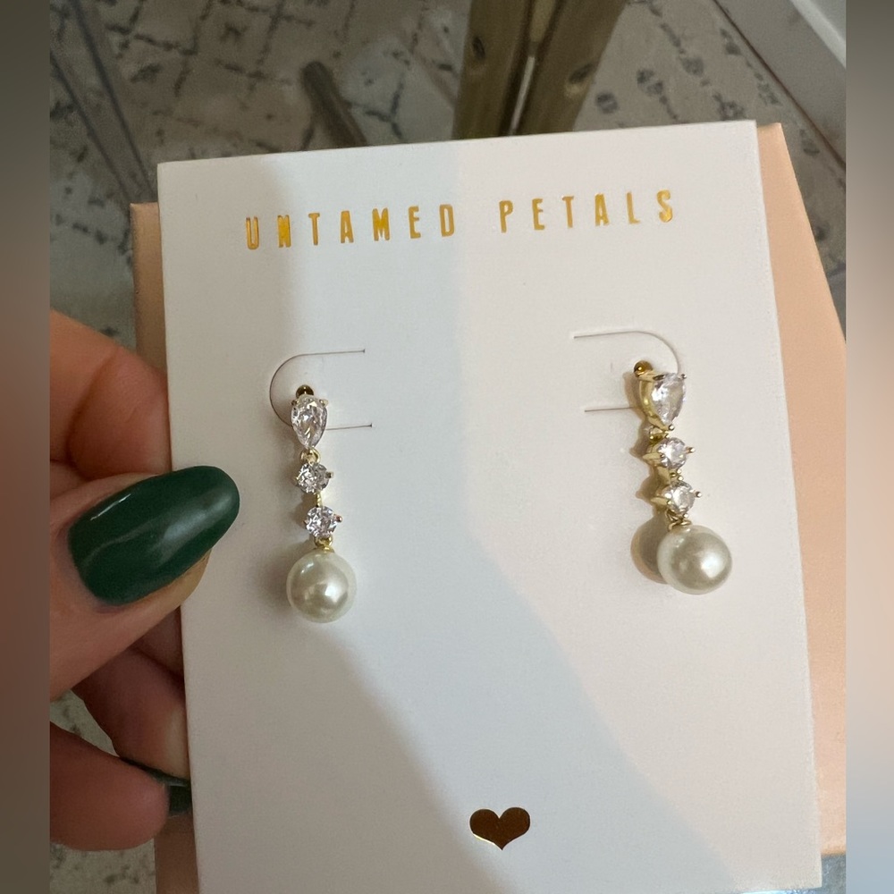 Untamed petals earrings by Amanda  judge